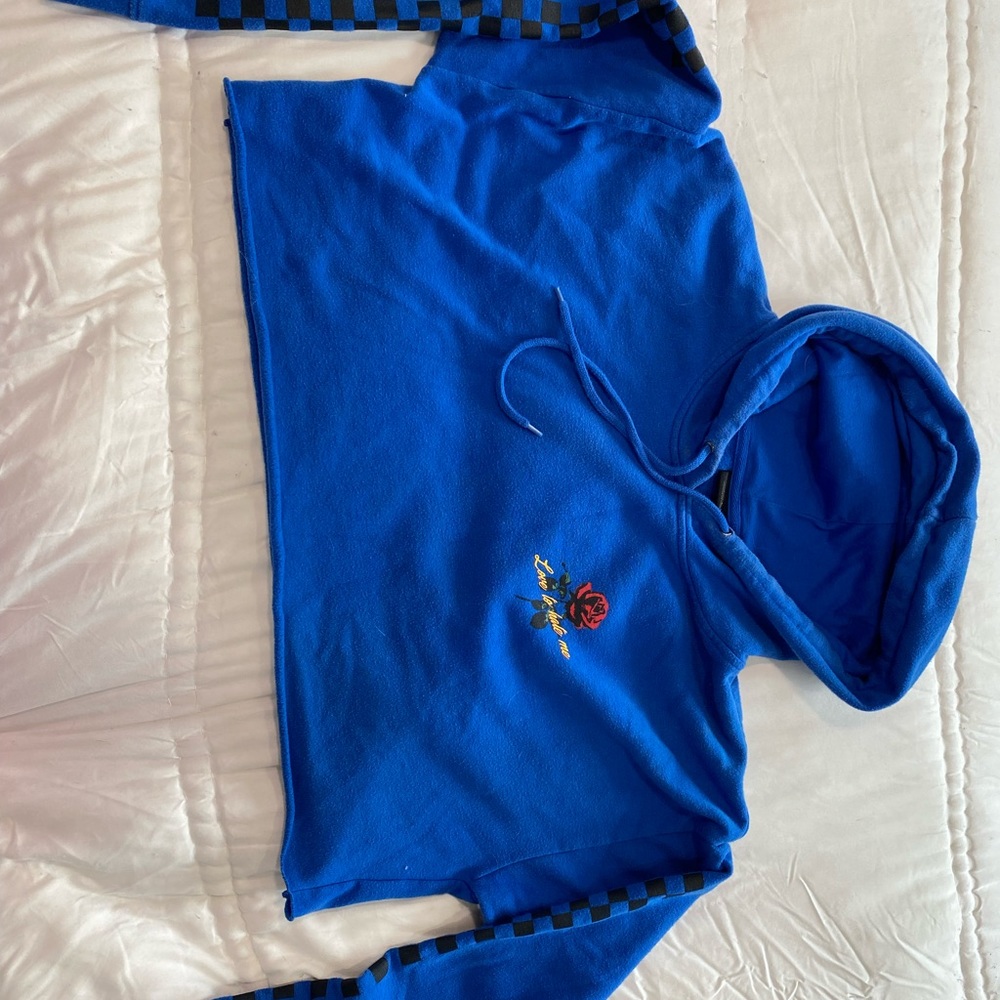 Empyre Blue Cropped Sweatshirt